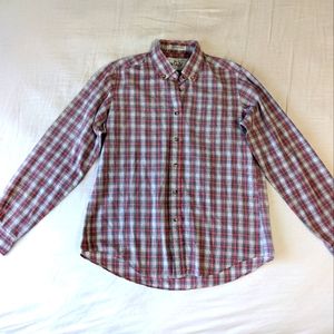 Woolrich Long Sleeve Flannel Button Down Shirt Size 12